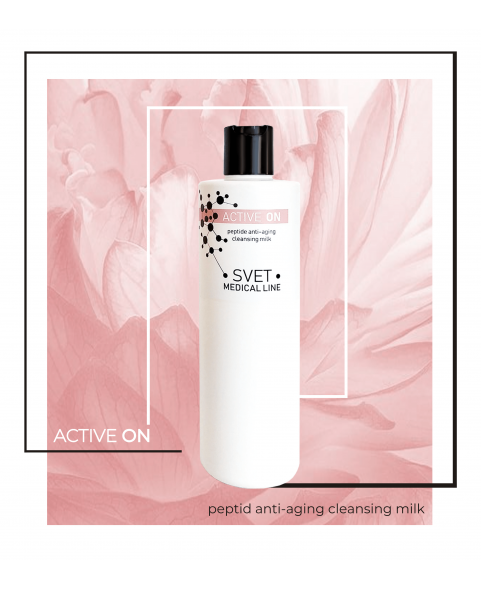 Peptide anti-aging cleansing milk Active on, 500 ml Image